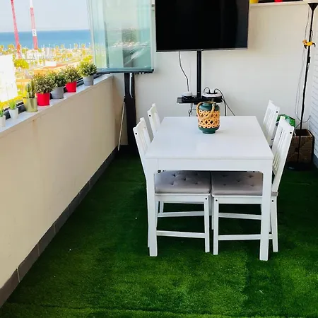 Atico Con Piscina Y Vistas Al Mar Habitat Litoral 马拉加